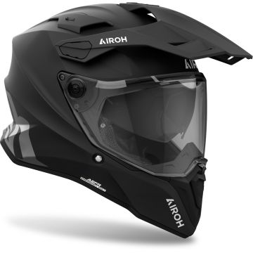 Airoh COMMANDER 2 COLOR full-face touring helmet in matte black fiber