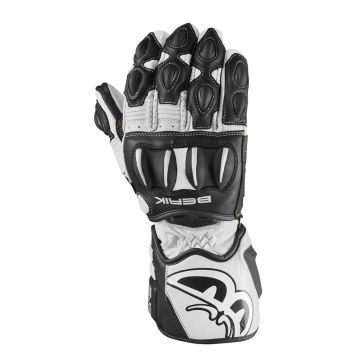 Berik G-195106 leather gloves Black White