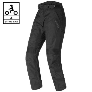 Pantaloni moto Befast RADIUS PANT CE Certificati Nero