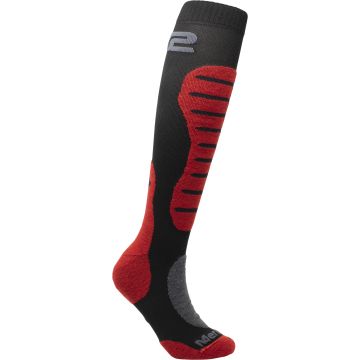 Sixs Merinos MOT2 MERINOS wool socks Black Red