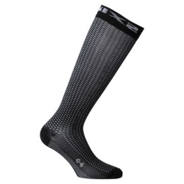 Long technical socks Sixs LONG 2 fabric Black carbon