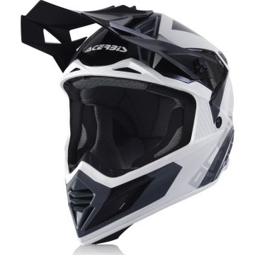 Acerbis  X-TRACK VTR cross helmet fiber white black 2