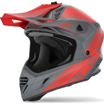 X-TRACK VTR cross helmet fiber Grey Red