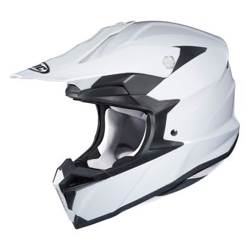 HJC i50 Solid cross helmet White