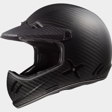 LS2 Xtra Single Mono cross helmet Matt Carbon
