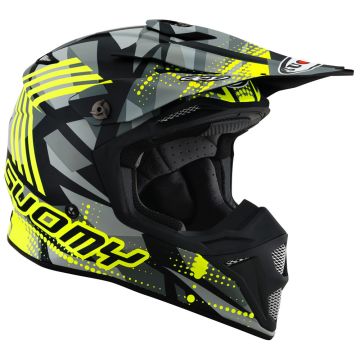 Suomy MX helmet SPEED PRO SERGEANT Matt gray Fluo yellow