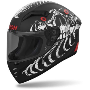 Airoh CONNOR MYTH Full-face Helmet Black White Matte