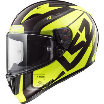 LS2 FF323 ARROW C STING full face carbon helmet Nero Giallo