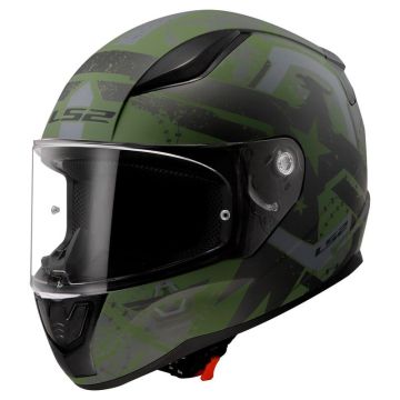 LS2   FF353 Rapide 2 Thunderbirds green full-face helmet