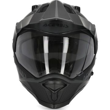 Acerbis REACTIVE GRAFFIX full face touring helmet in matt Black Gray fiber