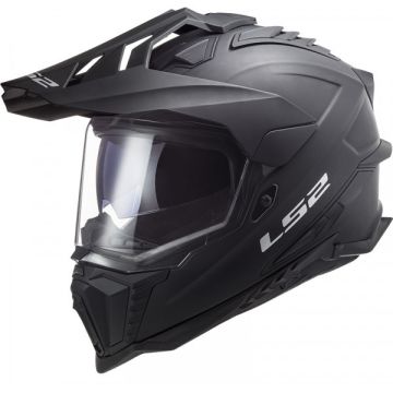 LS2 MX701 EXPLORER SOLID 22.06 full face helmet fiber Black