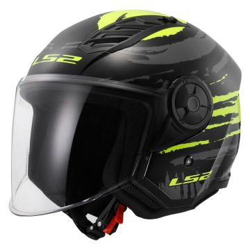 LS2  Helmet Jet  OF616 Airflow 2 Brush yellow