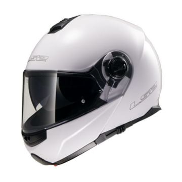 LS2 FF325 Strobe White Ece 2206 Modular Helmet