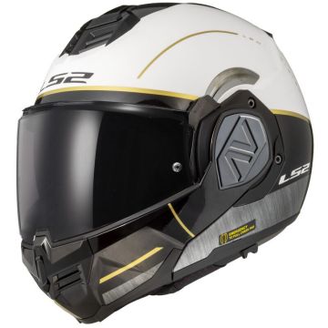 LS2   FF906 Advant Iron white black Modular Helmet