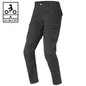 Pantaloni moto Carburo STRIDE CARGO CE Certificati Grigio Scuro