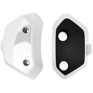 Pair of Ixon IX-23-ESLIDER motorcycle elbow sliders White