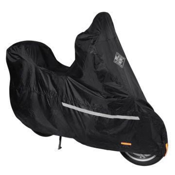 Motorcycle cover Tucano Urbano RIPARO START for Scooter with top case and black windshield