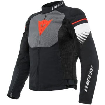 Dainese AIR FAST motorcycle jacket Black Gray White