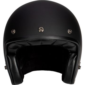 Carburo Jet Epic III Extra Fit helmet in matt black fiber