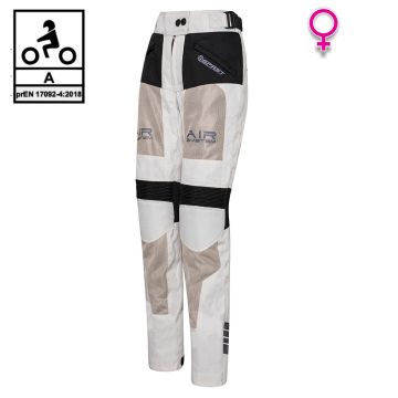 Pantaloni moto donna estivi Befast FREEZE PANT Lady Nero Grigio