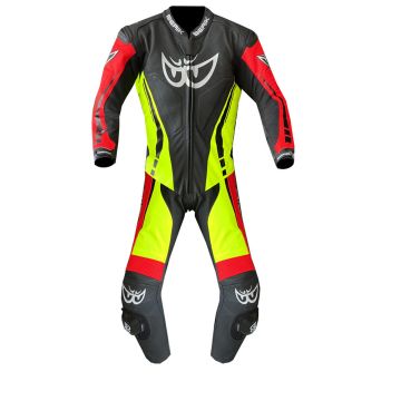 Berik LS1-171334 leather suit Black Yellow Red