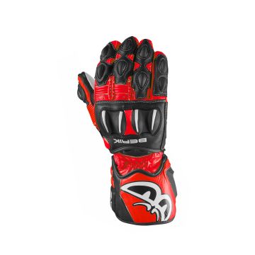 Berik  G-195106 leather gloves Black Red