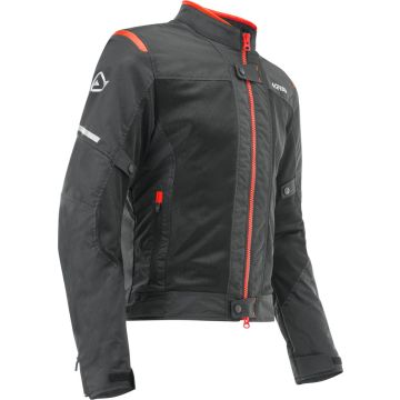 Acerbis RAMSEY VENTED CE summer jacket Black Red