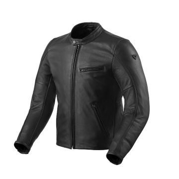 Giacca moto pelle Rev'it Rino Nero