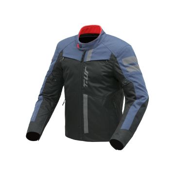 Motorcycle jacket T-UR TASMANIA HYDROSCUD® Black Blue