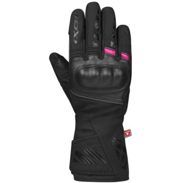 Ixon PRO RESCUE 3 LADY winter women's motorcycle gloves Black Pink