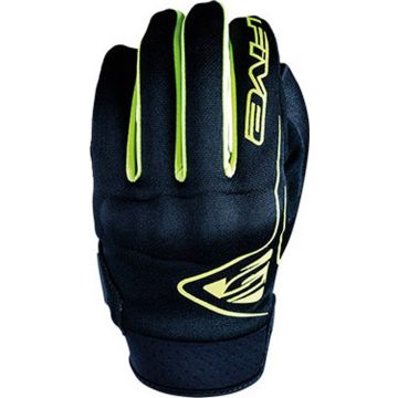 Five GLOBE summer gloves black Fluo yellow