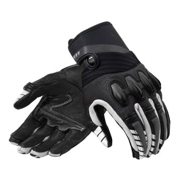 Rev'it Energy Summer Motorcycle Gloves Black White