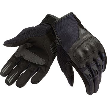 Summer motorcycle gloves Tucano Urbano STACCA Black Black