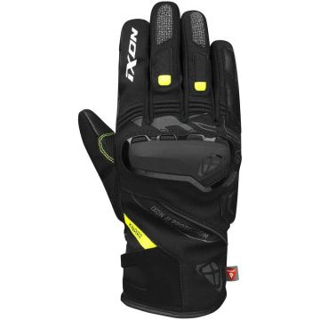 Ixon PRO KNARR winter motorcycle gloves Black Gray Bright Yellow