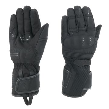 OJ HIDEAWAY Black Red Winter Motorcycle Gloves