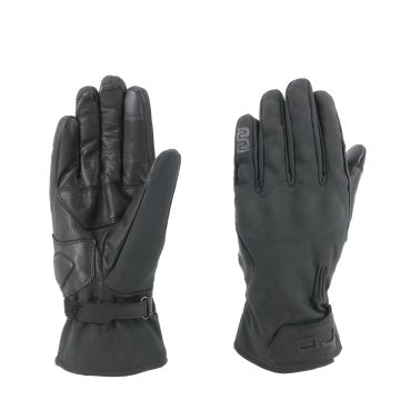 OJ Plain Black Winter Motorcycle Gloves