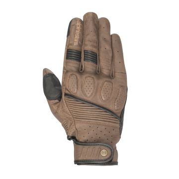 Alpinestars CRAZY EIGHT leather summer gloves brwon black