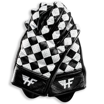 Holy Freedom BULLIT Black White summer Leather Gloves