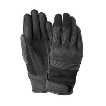 Tucano Urbano ANDREW leather summer gloves Black