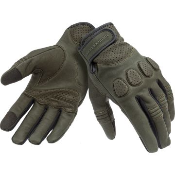 Tucano Urbano Gig Pro Dark Green summer motorcycle leather glove