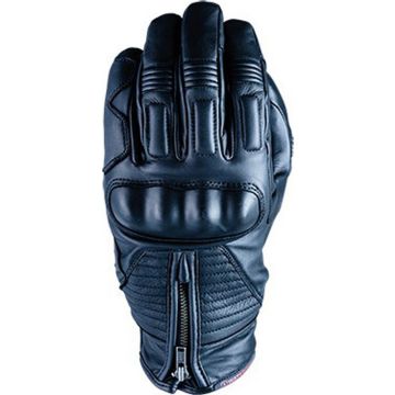 Five KANSAS WP leather gloves black