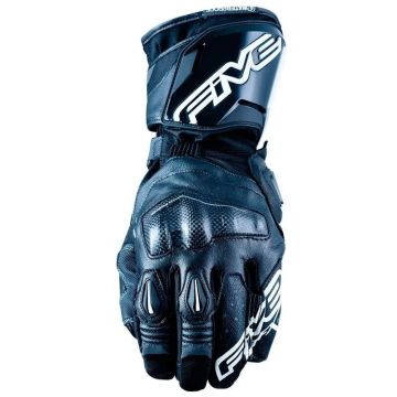 Five RFX WP Leather Motorcycle Gloves Black