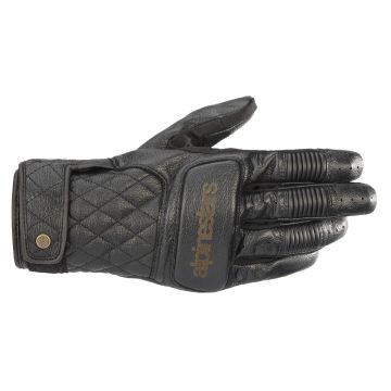 Oscar by Alpinestars BRASS leather gloves Black