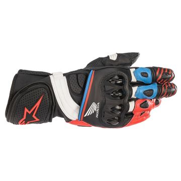 Alpinestars motorcycle leather racing gloves HONDA COLLECTION GP PLUS R V2 Black Red Lit Blue