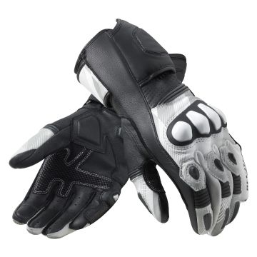 Guanti moto pelle Rev'it League 2 Nero Grigio