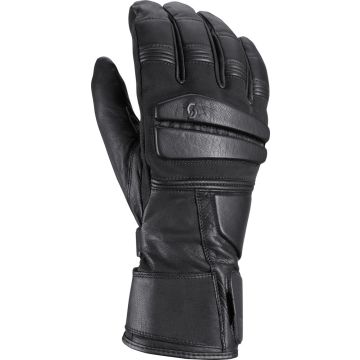 Scott Trafix DP Leather Motorcycle Gloves Black