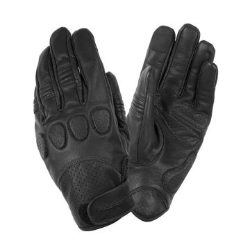 Tucano Urbano Gig Pro leather motorcycle gloves black