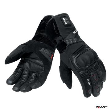 Heated Motorcycle Gloves T-UR G-WARM 3 HYDROSCUD® Black