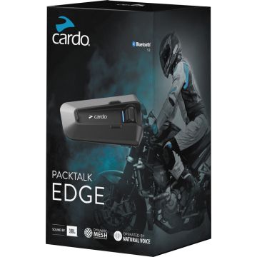 Cardo Packtalk Edge Single Bluetooth intercom