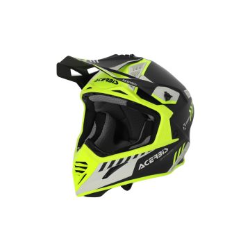 Acerbis X-Track Mips 2206 Cross Helmet in Yellow Fluo Black fiber